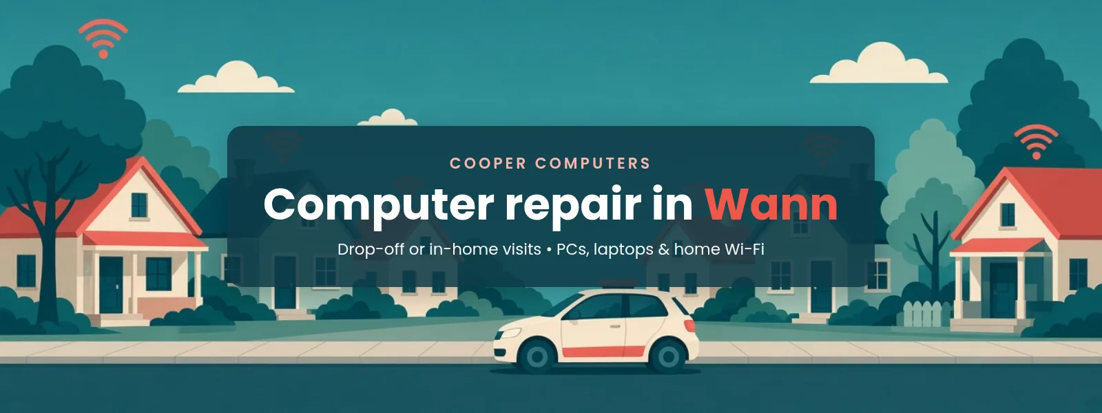Illustration: Cooper Computers serving Wann, OK